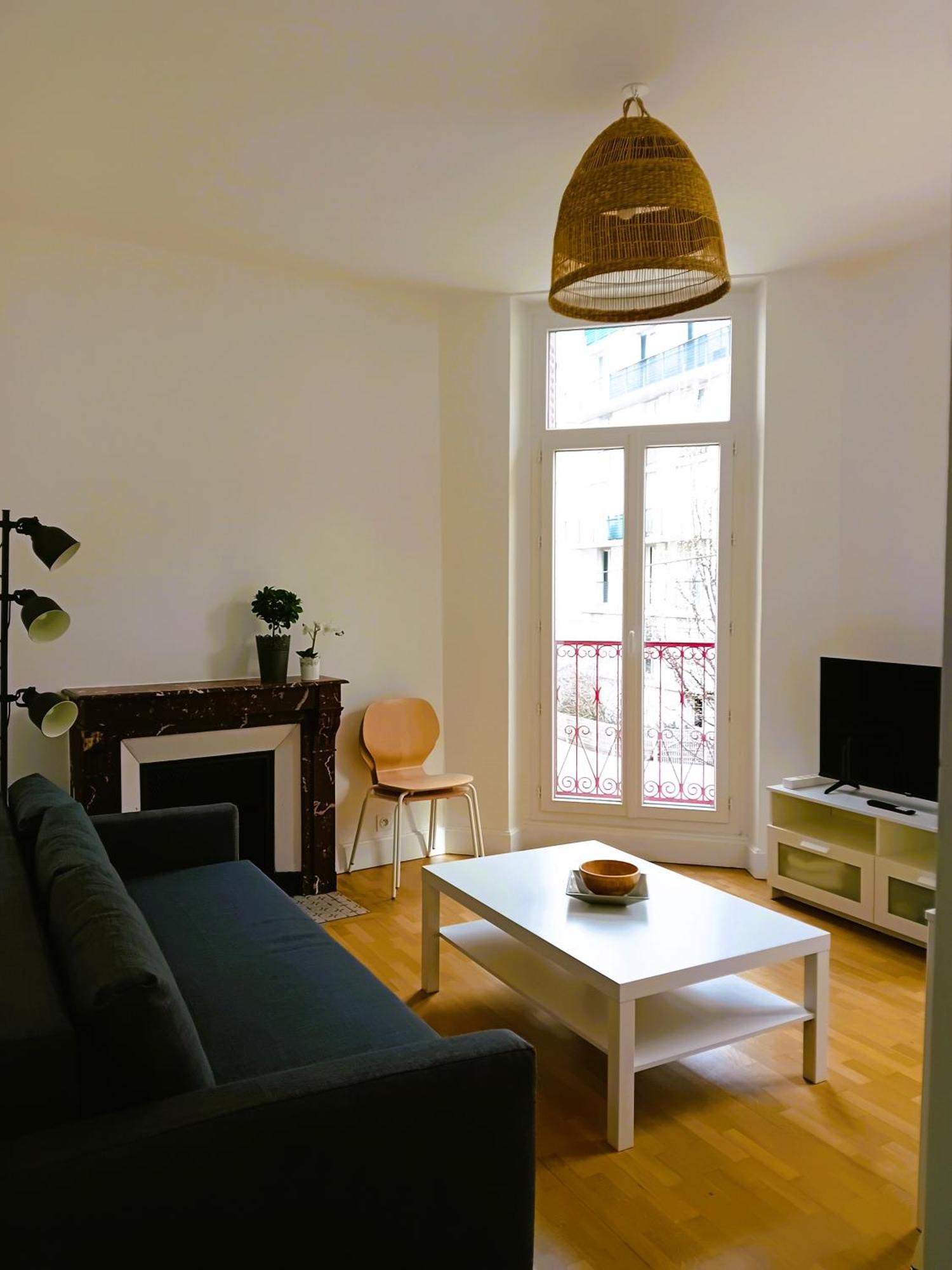102 - Appart Renove Avec Grand Salon Et 1 Chambre - Tram Et Clinique Mutualiste A 1 Min Grenoble Extérieur photo